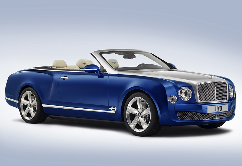 Bentley Grand Convertible Concept = 305 км/ч. 537 л.с. 5.2 сек.