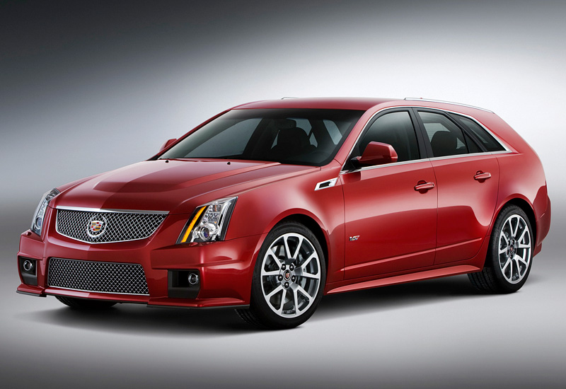 Cadillac CTS-V Sport Wagon = 306 км/ч. 564 л.с. 4.2 сек.