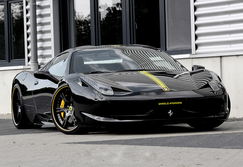 Ferrari 458 Spider Wheelsandmore Black Stage II = 330 км/ч. 630 л.с. 3.3 сек.