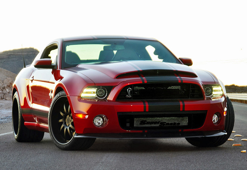 Ford Mustang Shelby GT500 Super Snake Widebody = 330 км/ч. 850 л.с. 3.7 сек.