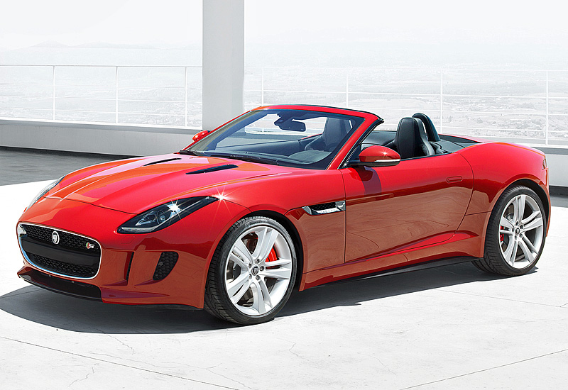 Jaguar F-Type V8 S = 300+ км/ч. 495 л.с. 4.3 сек.