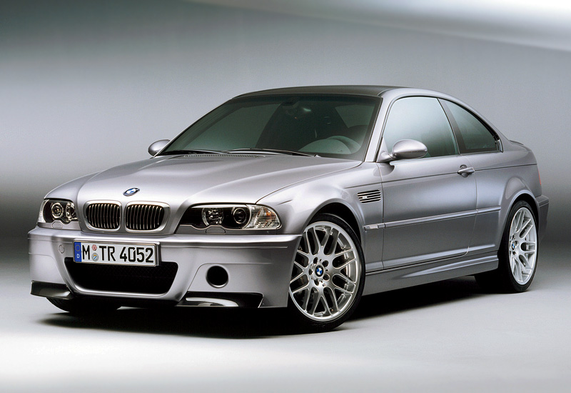 BMW M3 CSL Coupe (E46) = 250+ км/ч. 360 л.с. 4.9 сек.