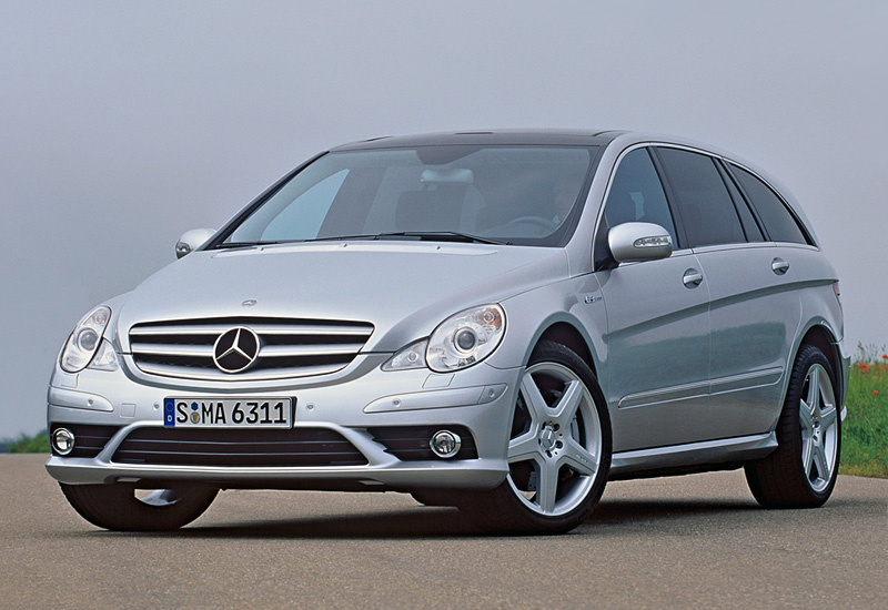 Mercedes-Benz R 63 AMG = 250+ км/ч. 510 л.с. 5 сек.