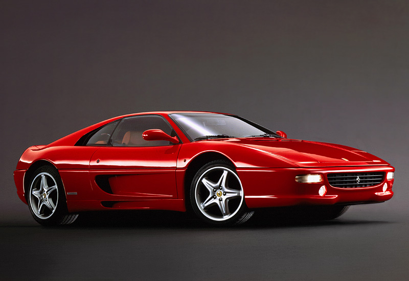 Ferrari F355 Berlinetta = 295 км/ч. 380 л.с. 4.6 сек.