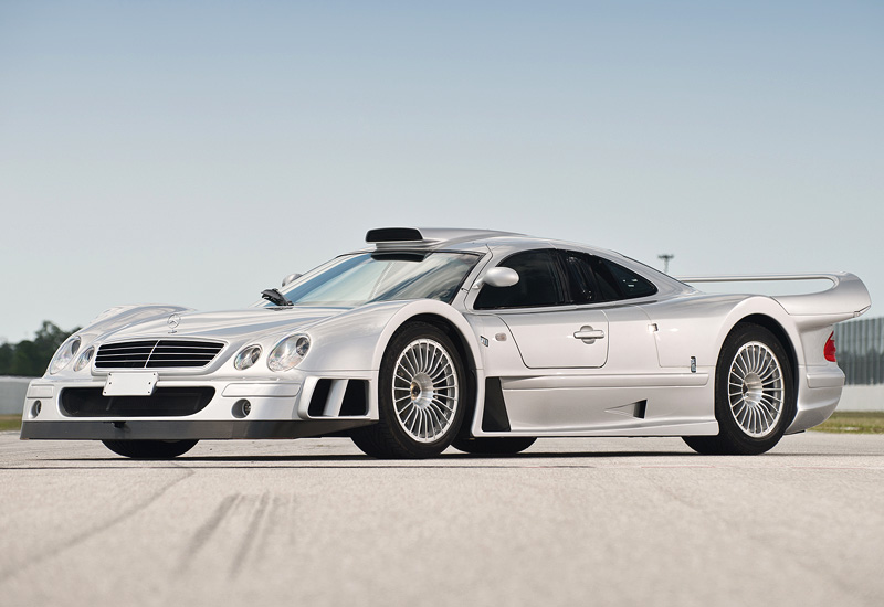 Mercedes-Benz CLK GTR AMG Coupe = 335 км/ч. 612 л.с. 3.5 сек.