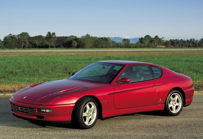 Ferrari 456 GT = 302 км/ч. 442 л.с. 5.2 сек.