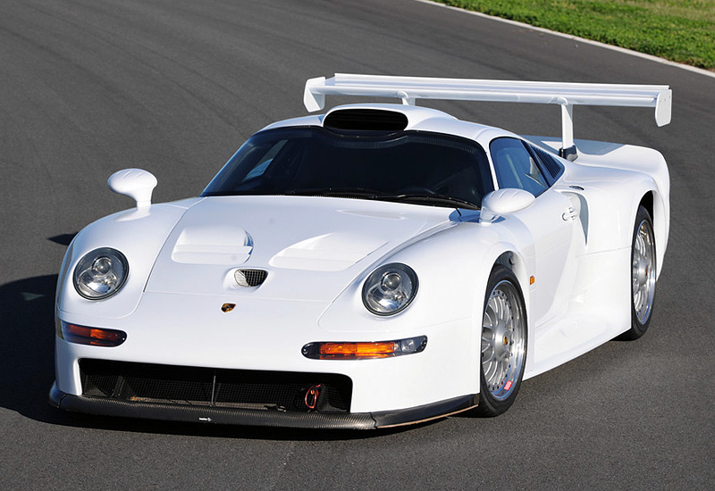 Porsche 911 GT1 (993) Road car = 308 км/ч. 544 л.с. 3.9 сек.