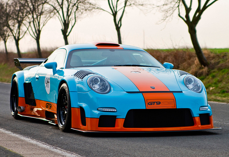 9ff GT9-CS Porsche = 364 км/ч. 750 л.с. 3.6 сек.