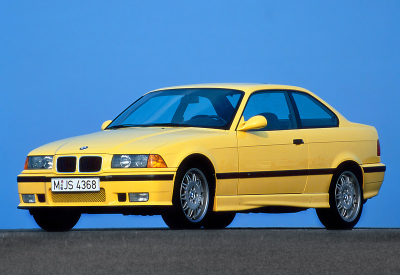 BMW M3 Coupe (E36) = 250+ км/ч. 286 л.с. 5.7 сек.