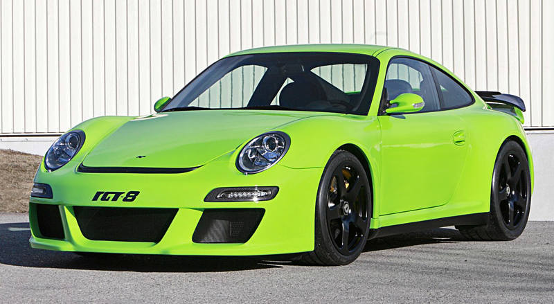 Porsche RUF RGT-8 = 320 км/ч. 550 л.с. 3.8 сек.